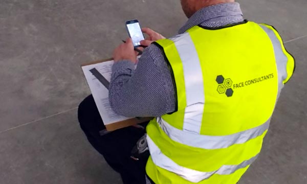 Testing Logistics Warehouse Floor