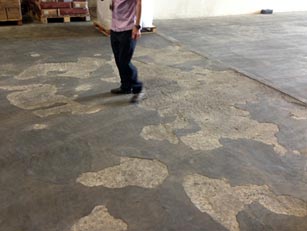 Delaminated Concrete Floor